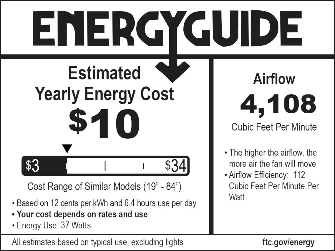 Minka Aire F476L Concept I 52" Outdoor Ceiling Fan with LED Light Kit