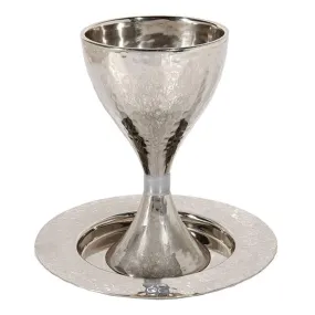 Modern Kiddush Cup - Hammer Work