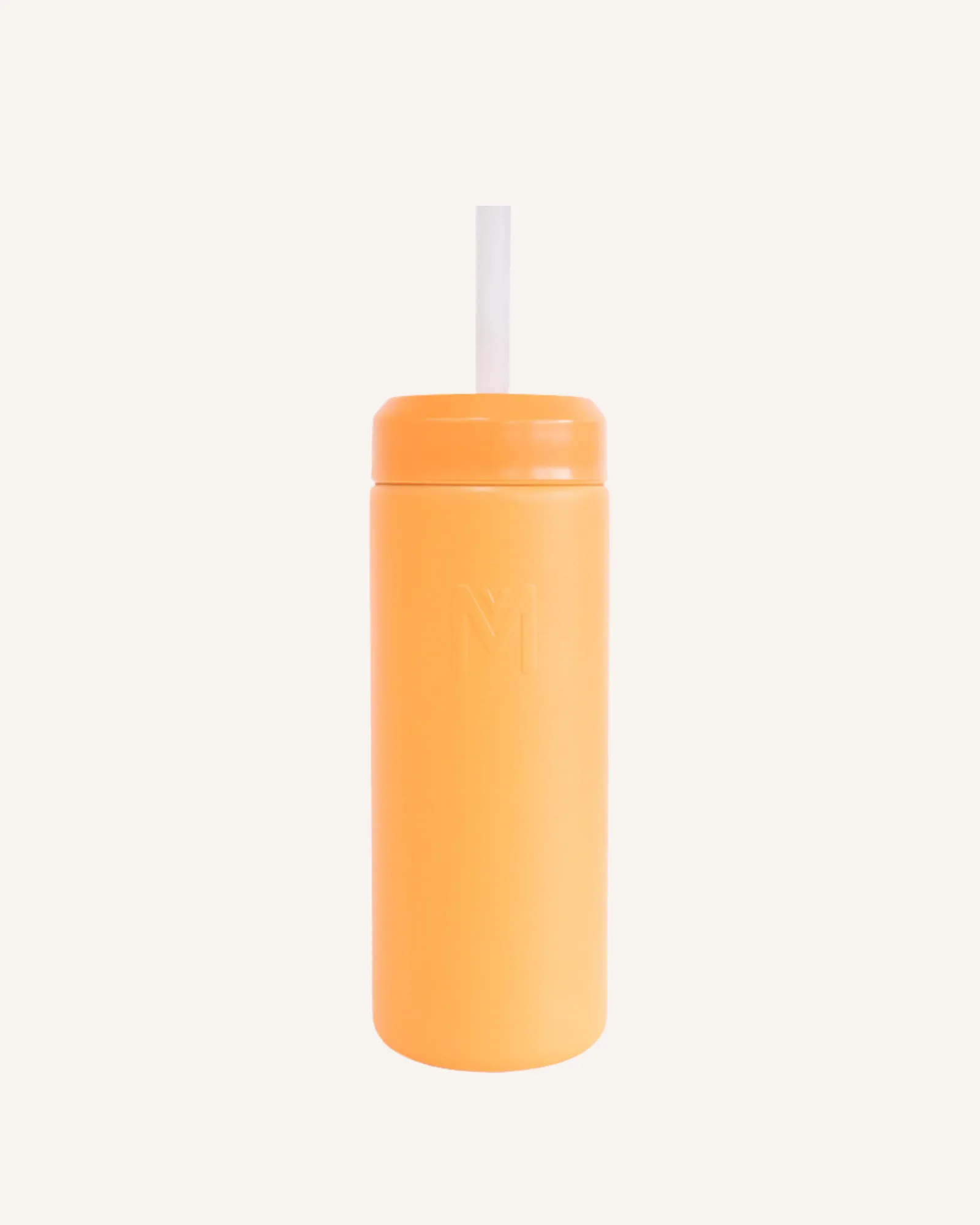 MontiiCo 475ml Smoothie Cup & Straw - Tangerine