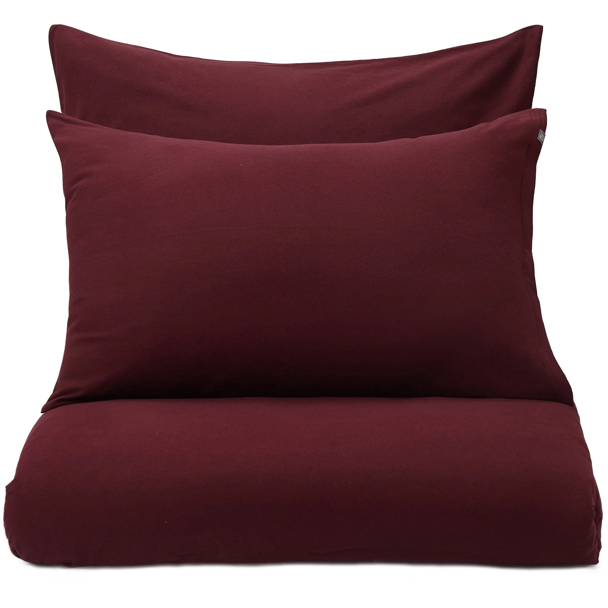 Montrose Flannel Bedding [Bordeaux red]