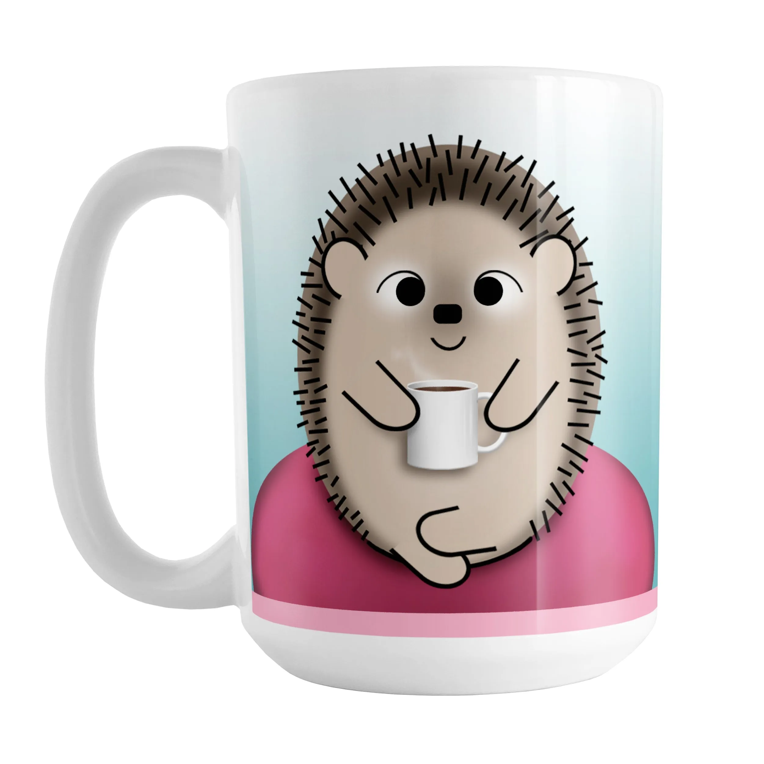 My Time to Relax - Cute Pink Coffee Hedgehog Mug