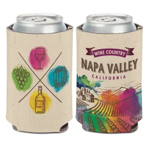 Napa Valley California "Wine Country" WinCraft Neoprene Drink Can Cooler