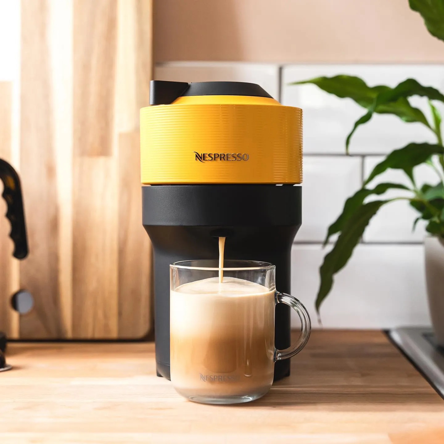 Nespresso Vertuo Pop Pod Coffee Machine - Mango Yellow | 11735