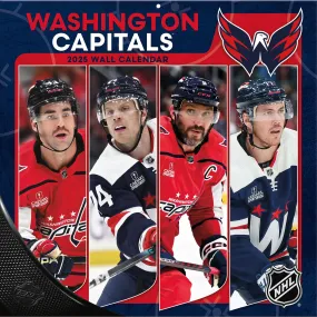 NHL Washington Capitals Wall 2025 Calendar - Online Exclusive