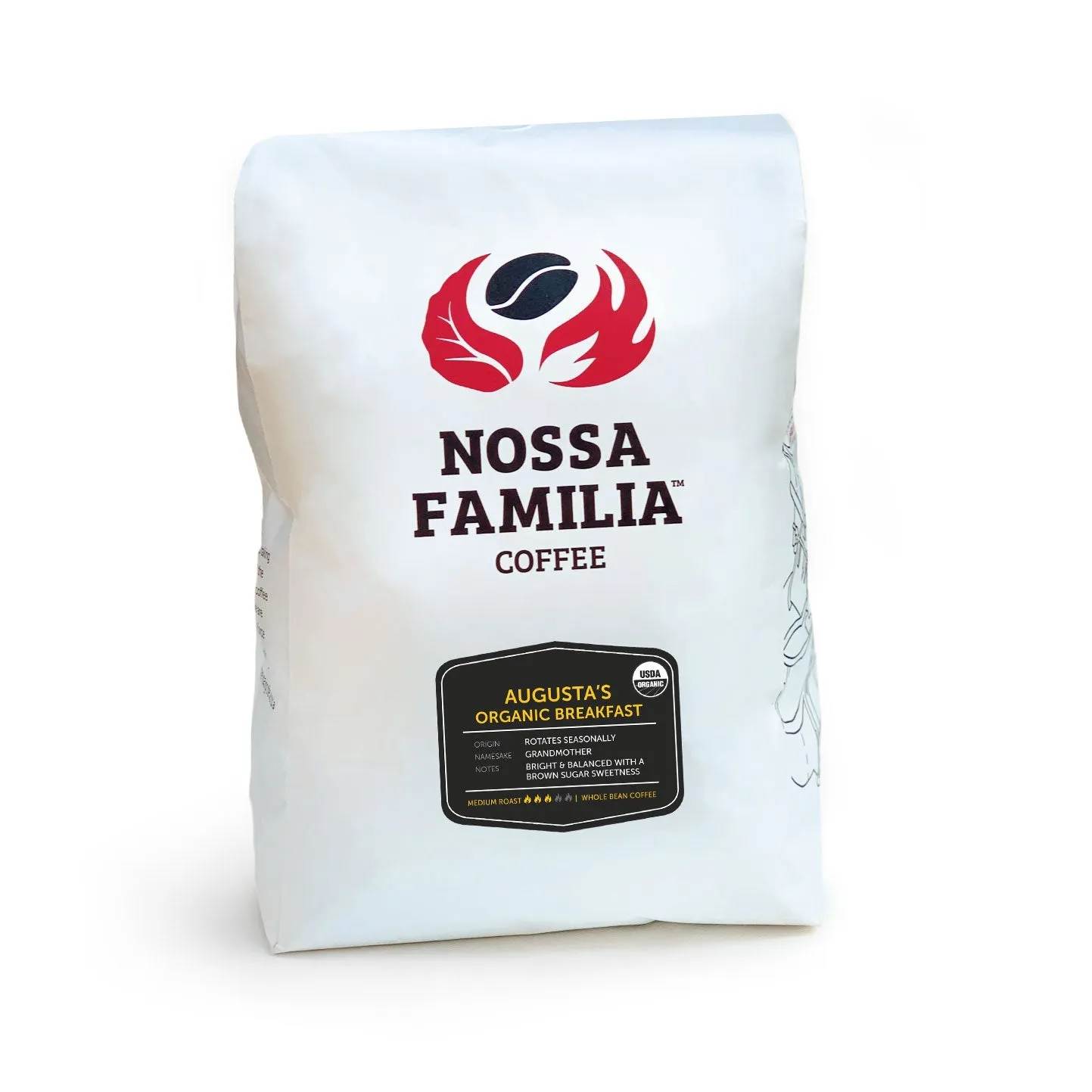 Nossa Familia Coffee - Augusta's Organic Breakfast