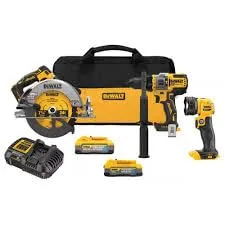 Open Box -  DEWALT 20V MAX Lithium-Ion Cordless 3-Tool Combo Kit with 5.0 Ah Battery and 1.7 Ah Battery