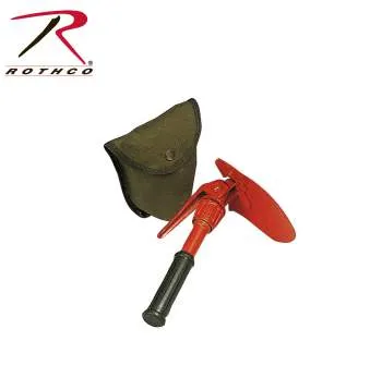 Orange Mini Pick & Shovel with Cover