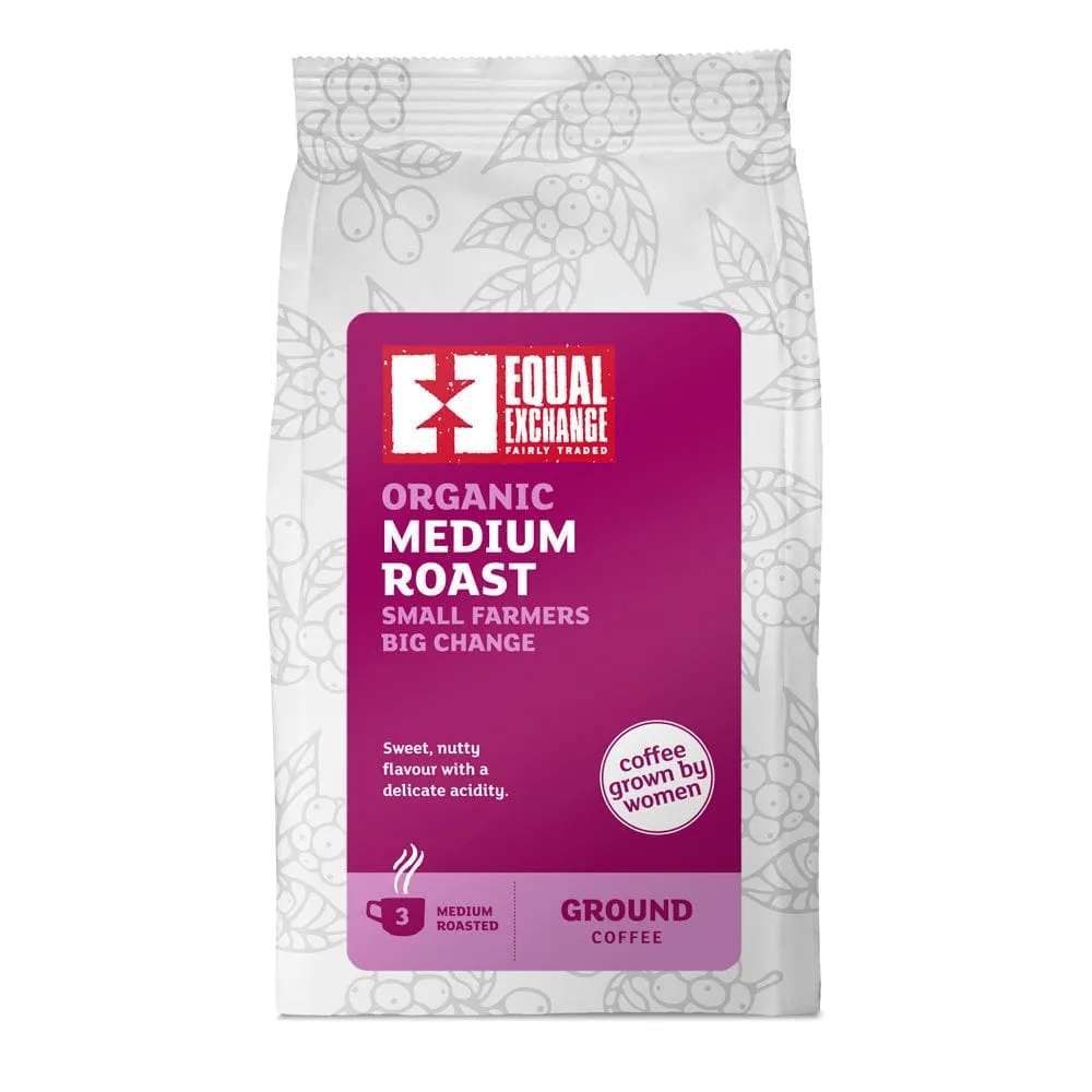 Organic & Fair Trade Medium Roast & Ground Coffee 200g