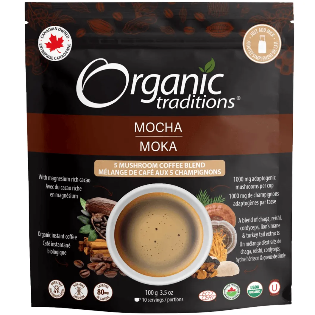 Organic Traditions Mocha Coffee Drink Mix 100G