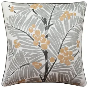 Palmar Print Stone Decorative Pillow Ryan Studio