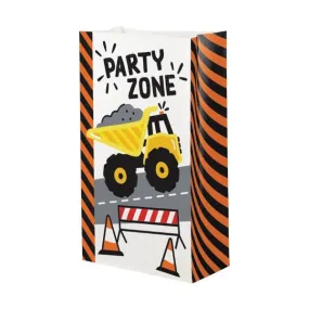 Party Zone Construction Paper Loot Bags - 8 Pkt