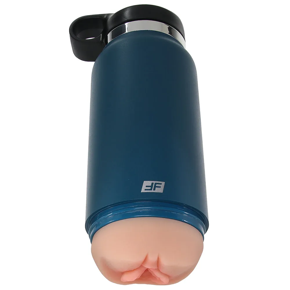 PDX Plus Blue F*ck Flask Discreet Stroker in Light