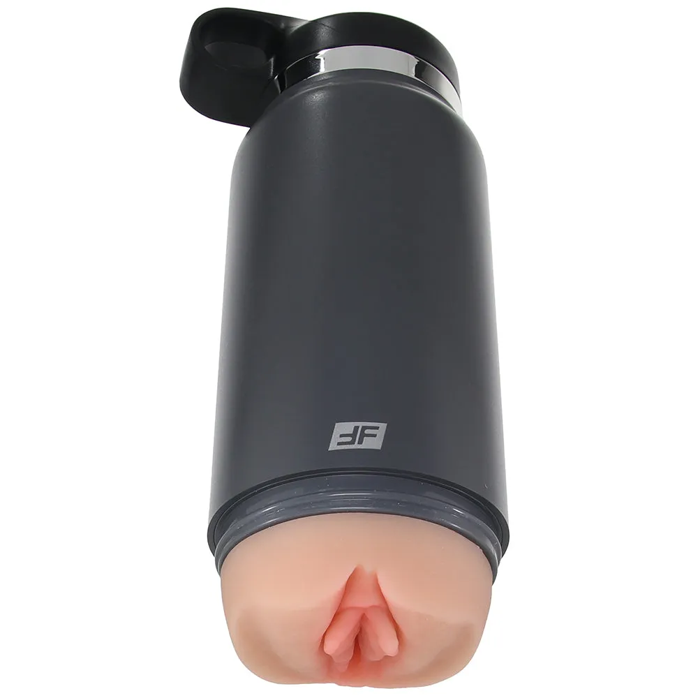 PDX Plus Grey F*ck Flask Discreet Stroker in Light