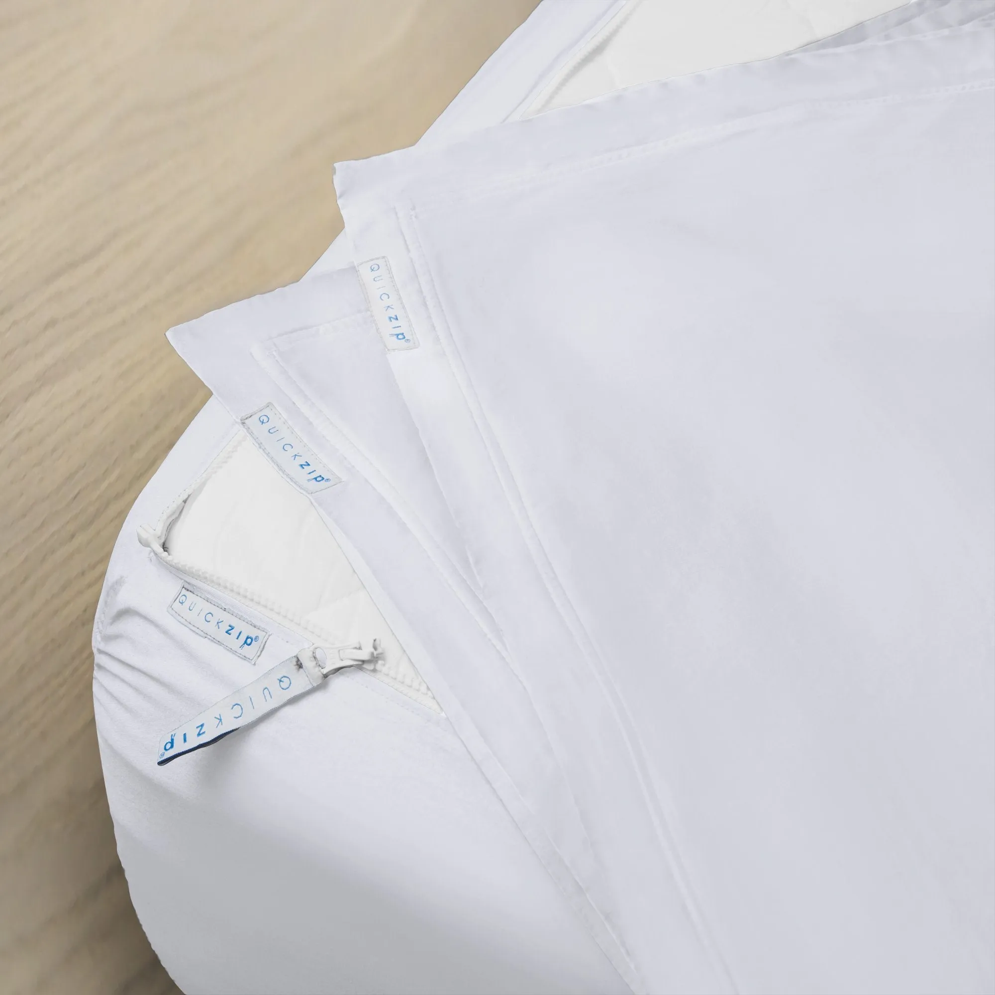 Percale Fitted Sheet (Base   Zip Sheet ) - Full