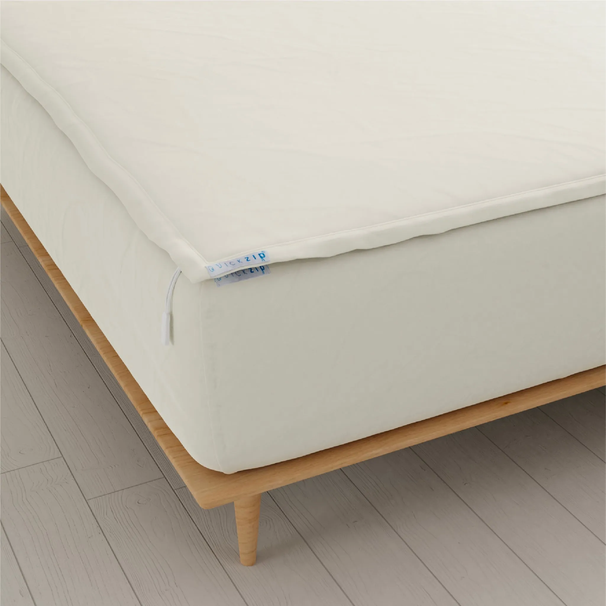 Percale Fitted Sheet (Base   Zip Sheet ) - Split Cal King