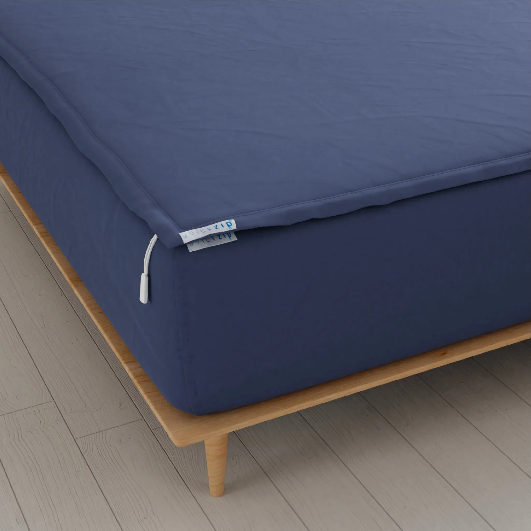 Percale Fitted Sheet (Base   Zip Sheet ) - Split Cal King