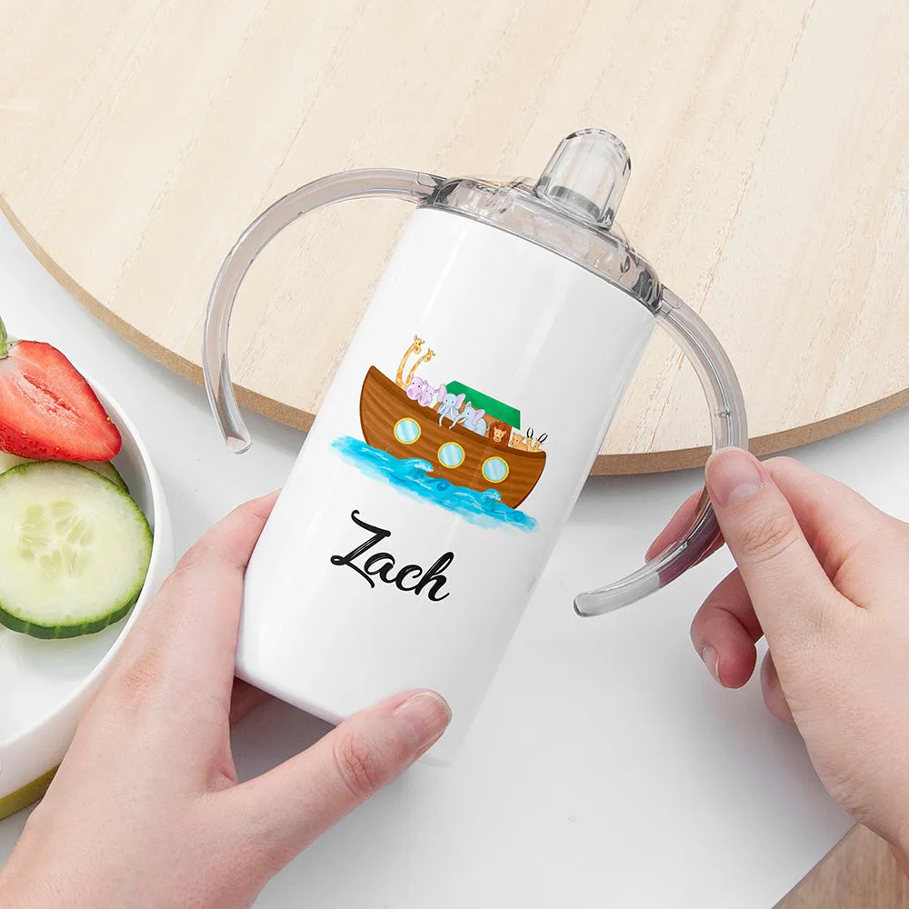 Personalised Noah's Ark Kids Sippy Cup