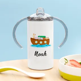 Personalised Noah's Ark Kids Sippy Cup