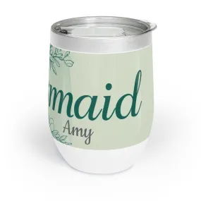 Personalized Bridesmaid Wine Tumbler