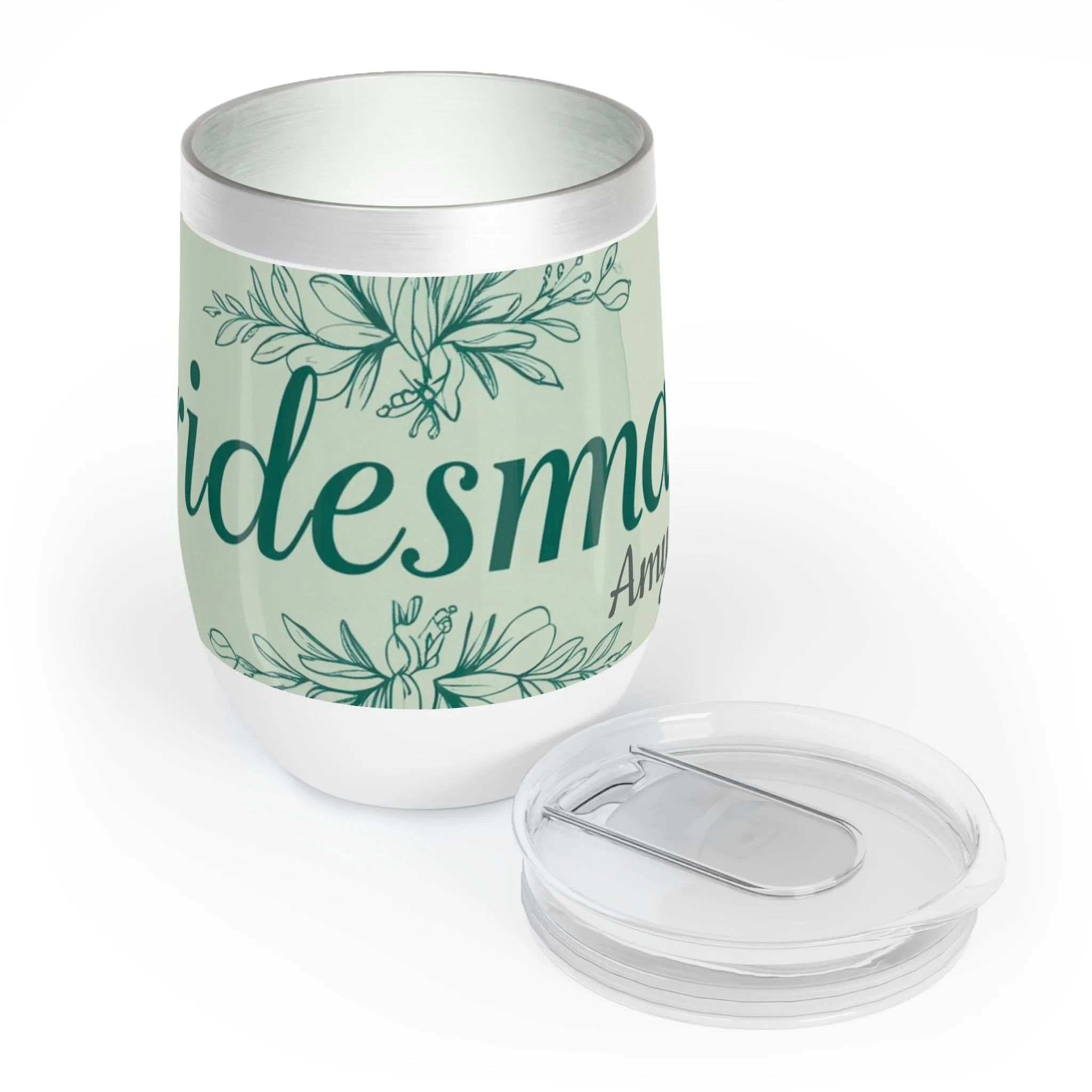 Personalized Bridesmaid Wine Tumbler