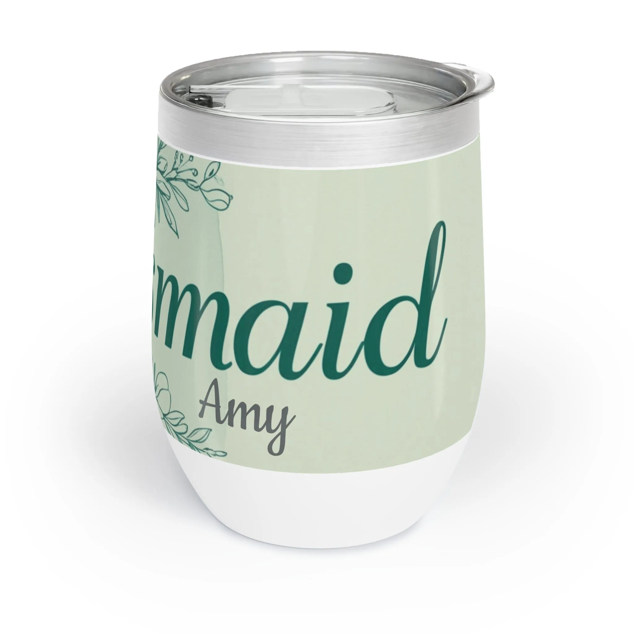 Personalized Bridesmaid Wine Tumbler