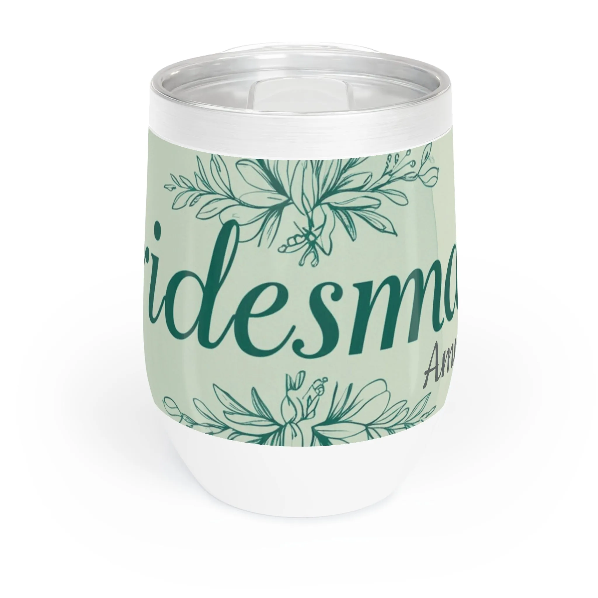 Personalized Bridesmaid Wine Tumbler