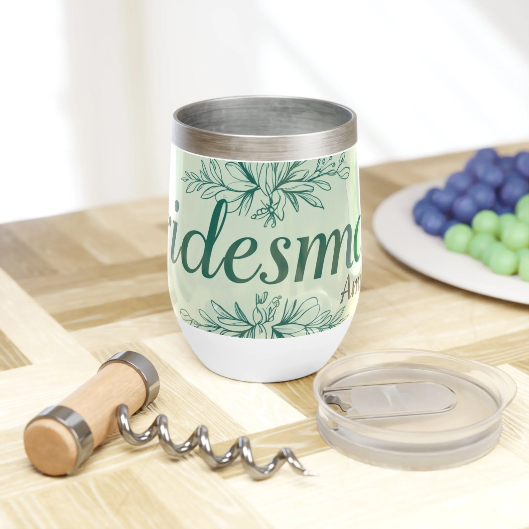 Personalized Bridesmaid Wine Tumbler