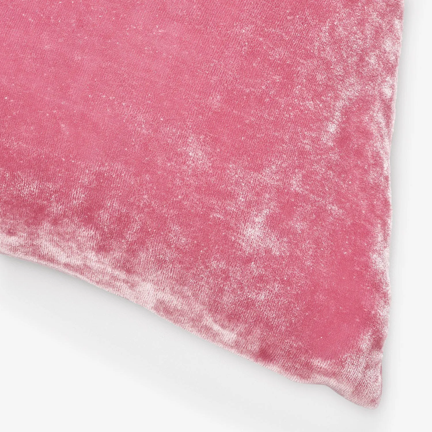 Pink Velvet Pillow Cover / Silk Velvet Pink Pillow Cover / Solid Velvet pillow case / Rose Pink Velvet Pillow