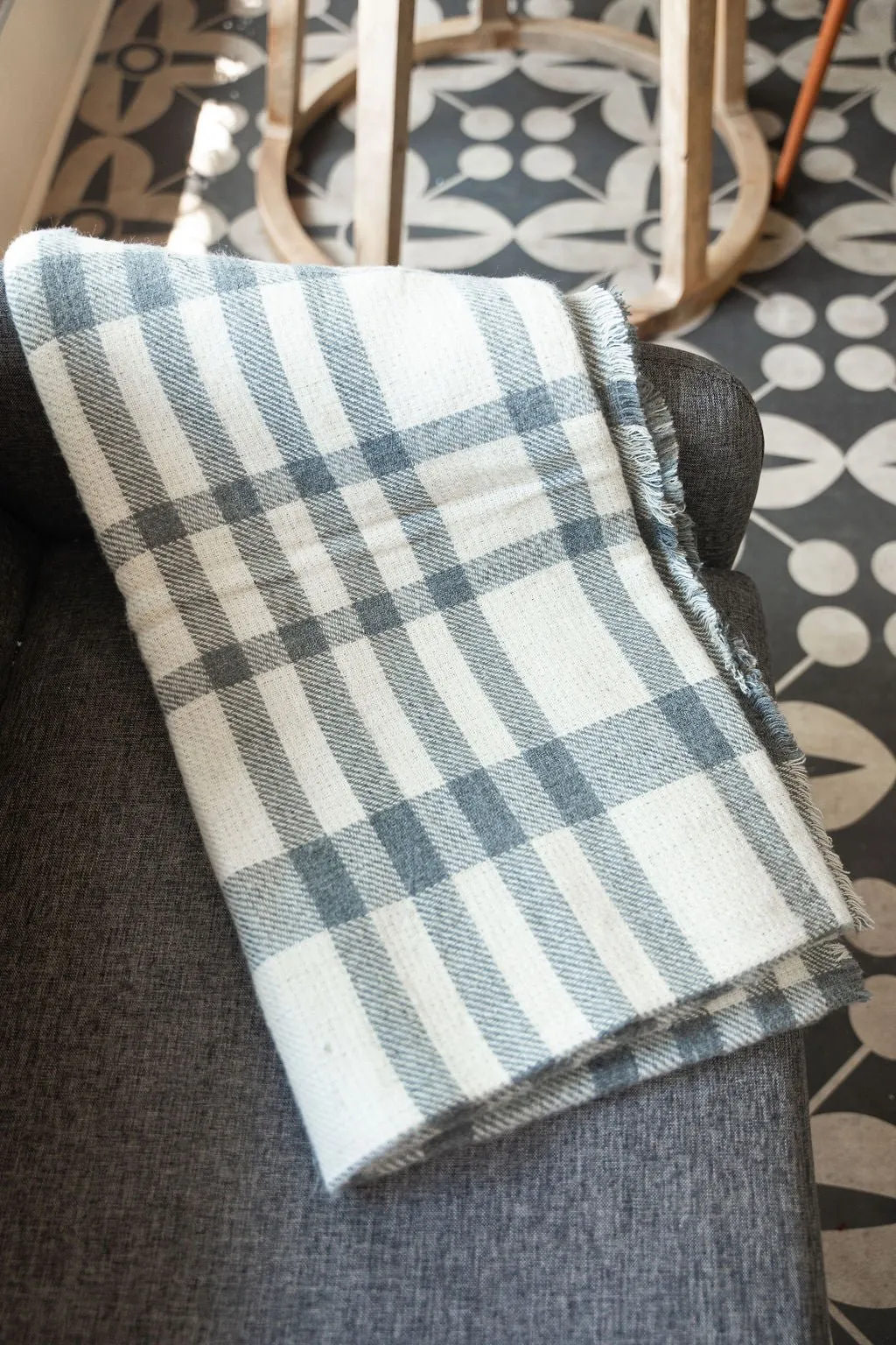 Plaid Throw Blanket