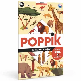 Poppik - Discovery Sticker Poster - Savannah