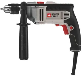 Porter-Cable PCE141 Hammer Drill, 7 A, Keyed Chuck, 1/2 in Chuck, 52,700 bpm, 0 to 3100 rpm Speed :EA: QUANTITY: 1