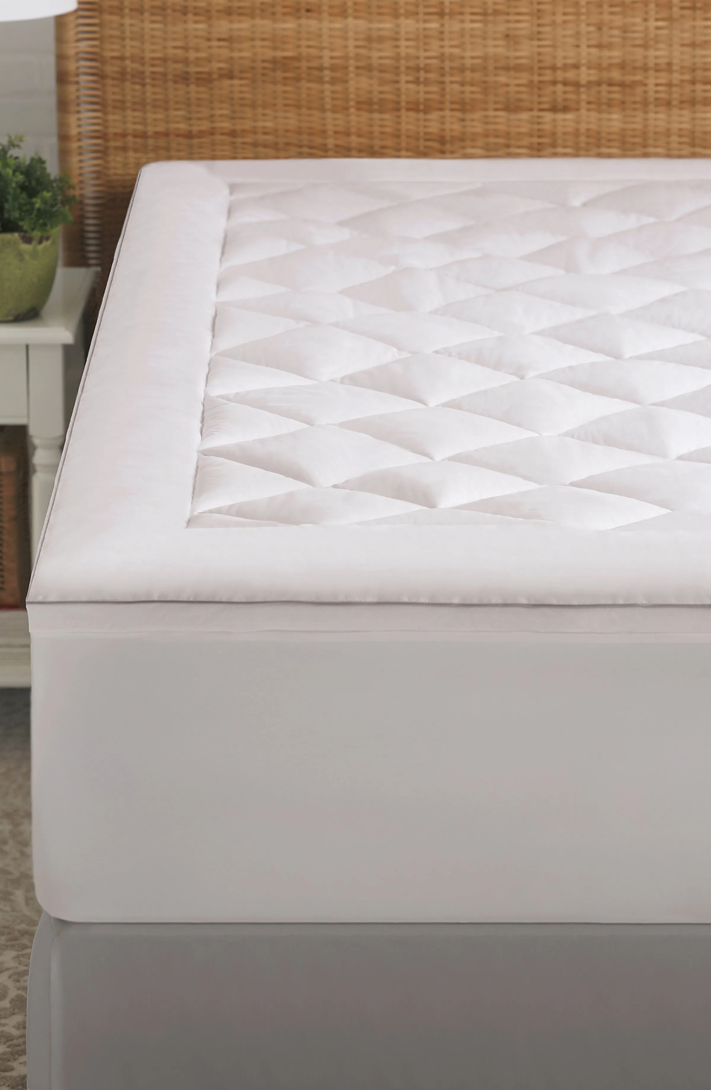 PureAssure Allergen Barrier Diamond Quilted Mattress Pad