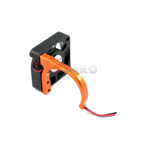 Radtec 30mm & 40mm Aluminum Motor Cooling Fan Mount Orange MA-10009