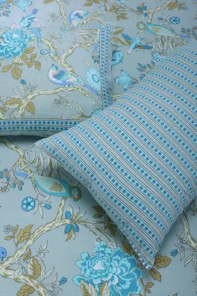 Rama Paisley Blue Cotton Bedsheet