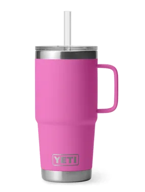 Rambler 25oz Wildflower Fuchsia Straw Mug