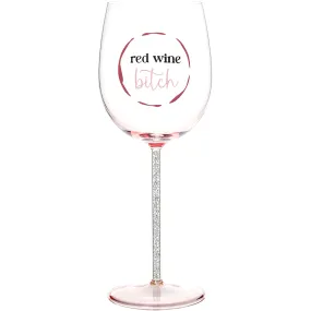 Red Wine Bitch Gift Boxed 17 oz Wine Glass