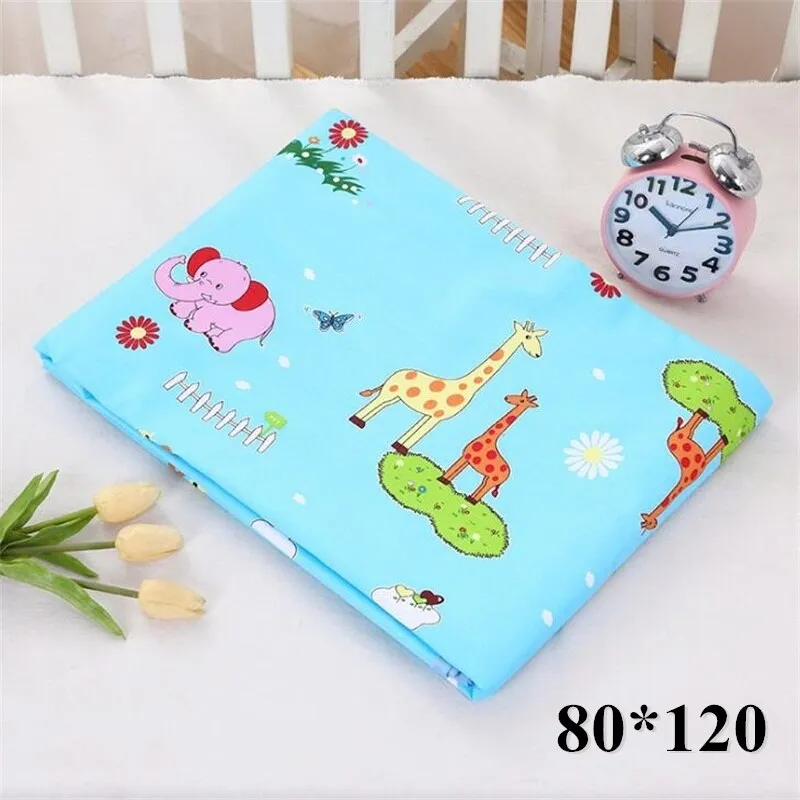 Reusable Cloth Diaper Baby Changing Pad Newborn Cotton Waterproof Washable Changing Pats Floor Play Mat Mattress Cover Sheet