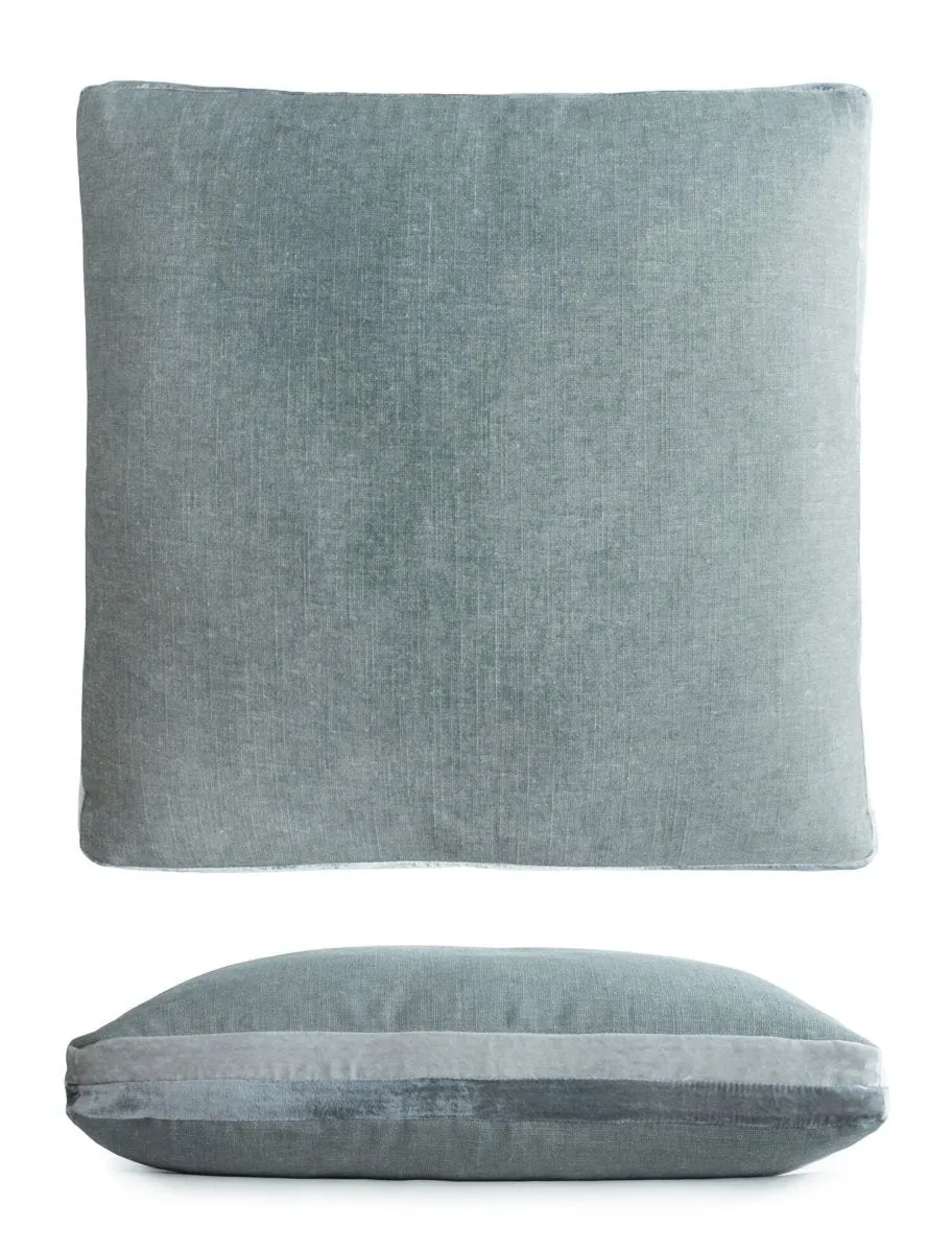 Sage Double Tuxedo Pillows by Kevin O'Brien Studio