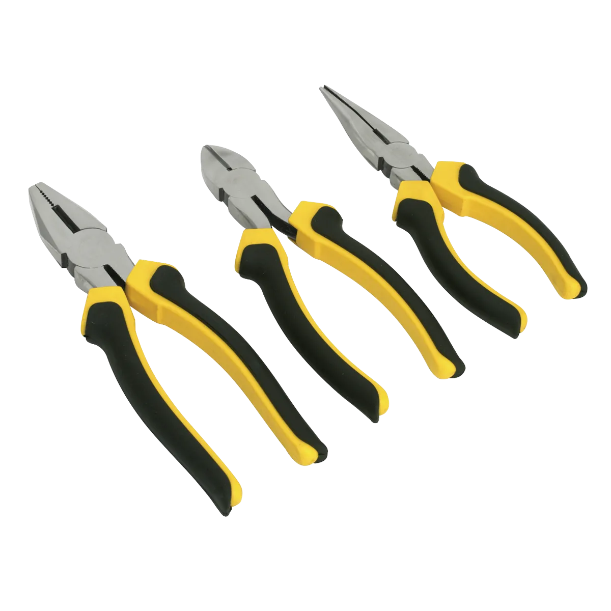 Sealey S0645 Comfort Grip Pliers Set, 3 Pieces