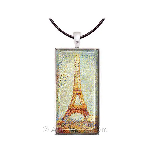 Seurat Eiffel Tower Necklace