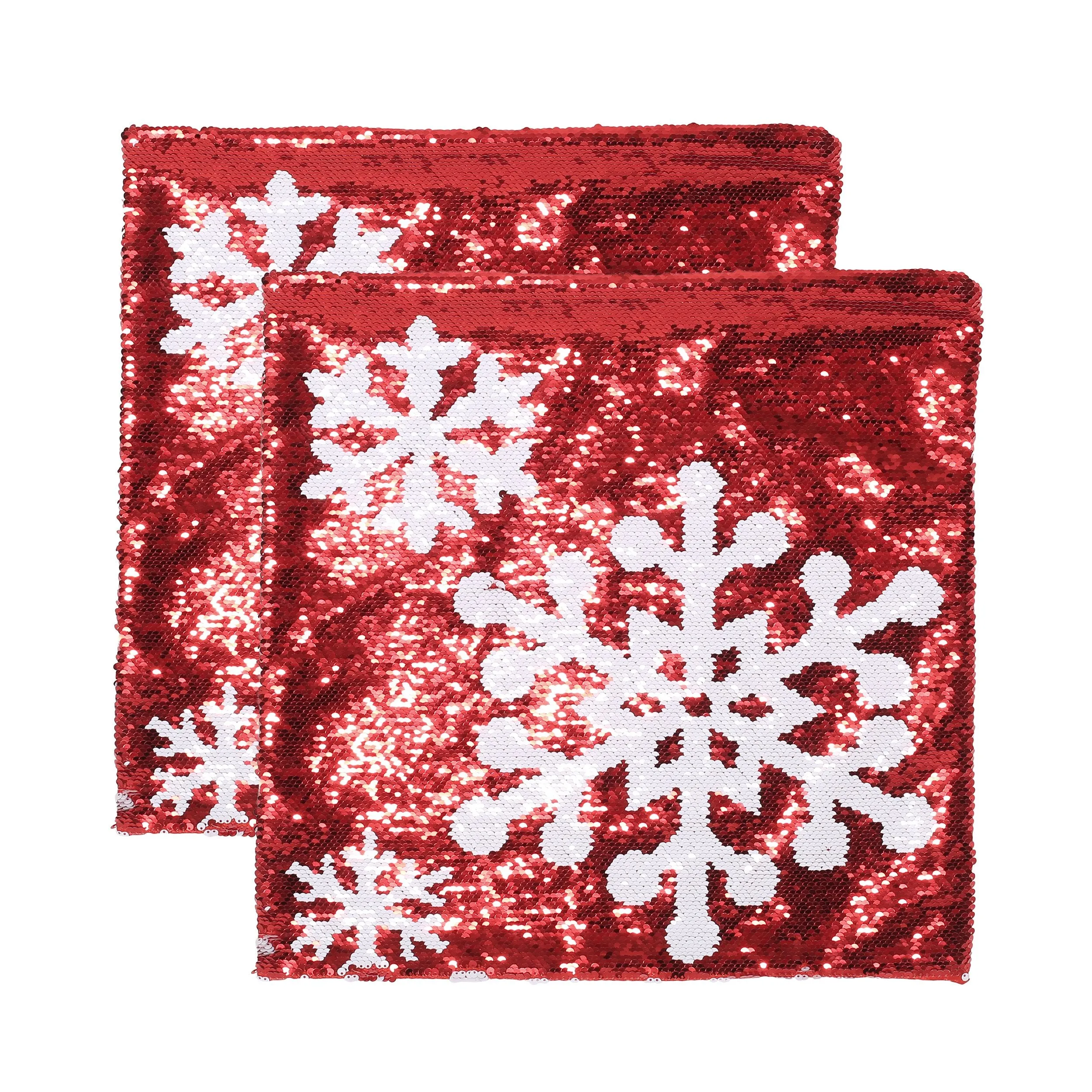 Sherard Glam Sequin Christmas Throw Pillow Cover