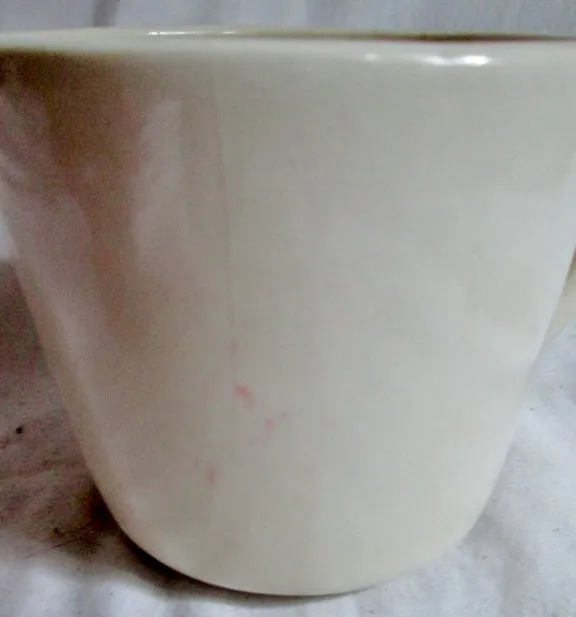 Signed SARAH SPADEMAN MERMAID Surprise Animug Cup Mug Pottery USA WHITE