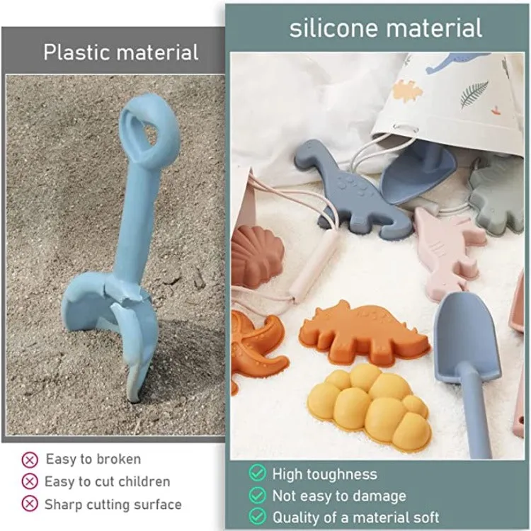 Silicone Beach Bucket Set | Animal