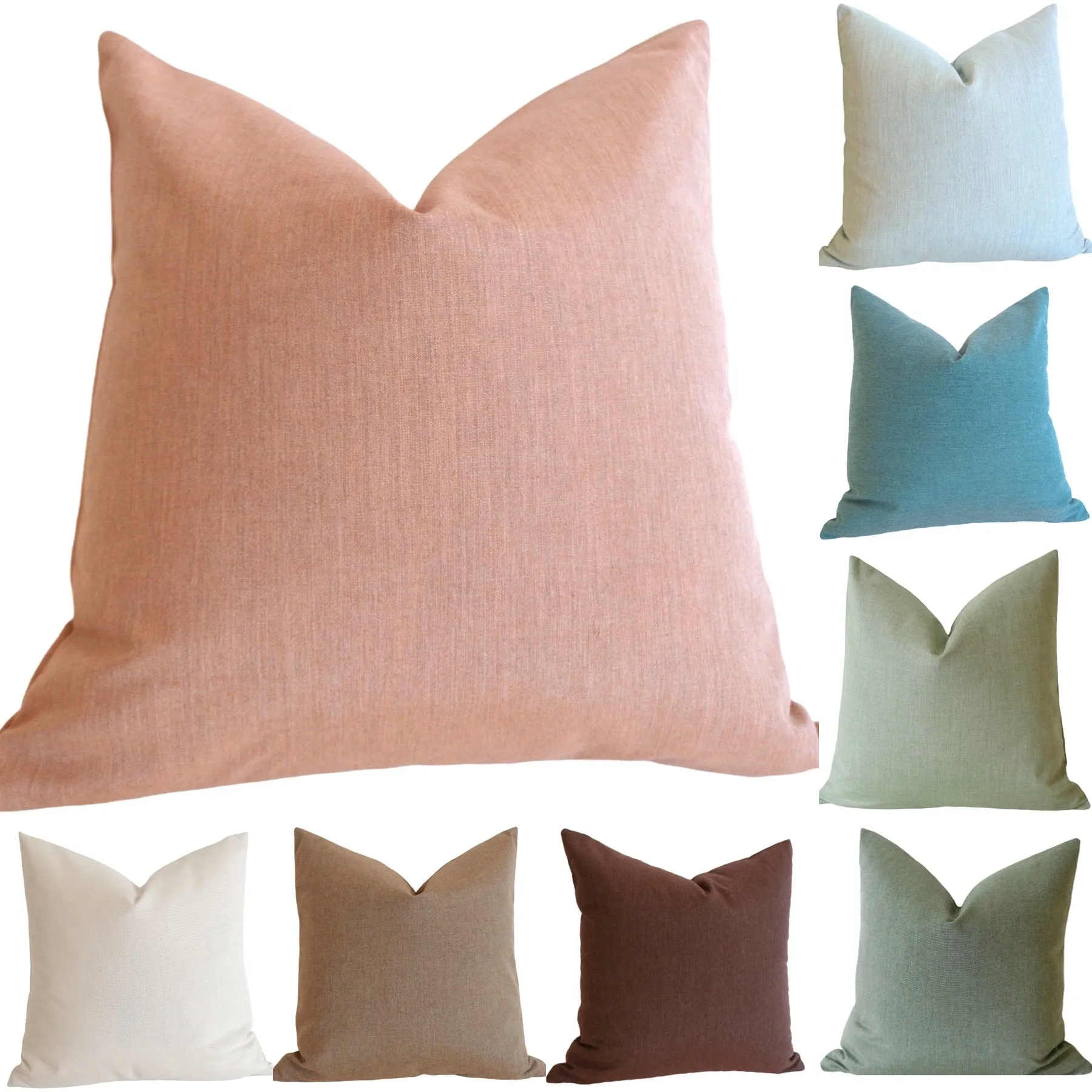 Solid Sunbrella Outdoor Pillow cover / Sunbrella Solids