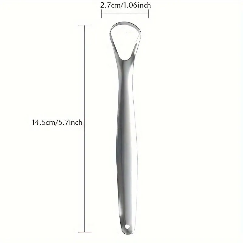 Stainless Steel Tongue Scraper for Fresh Breath and Oral Care