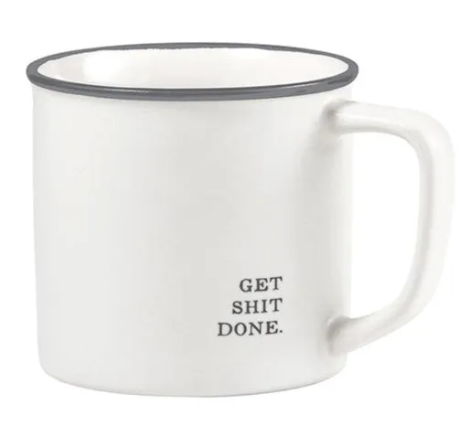 Statement Coffee Mugs - White