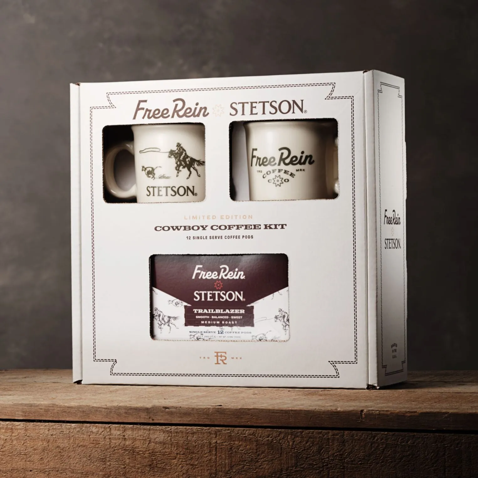 Stetson X Free Rein Cowboy Coffee Pod Kit