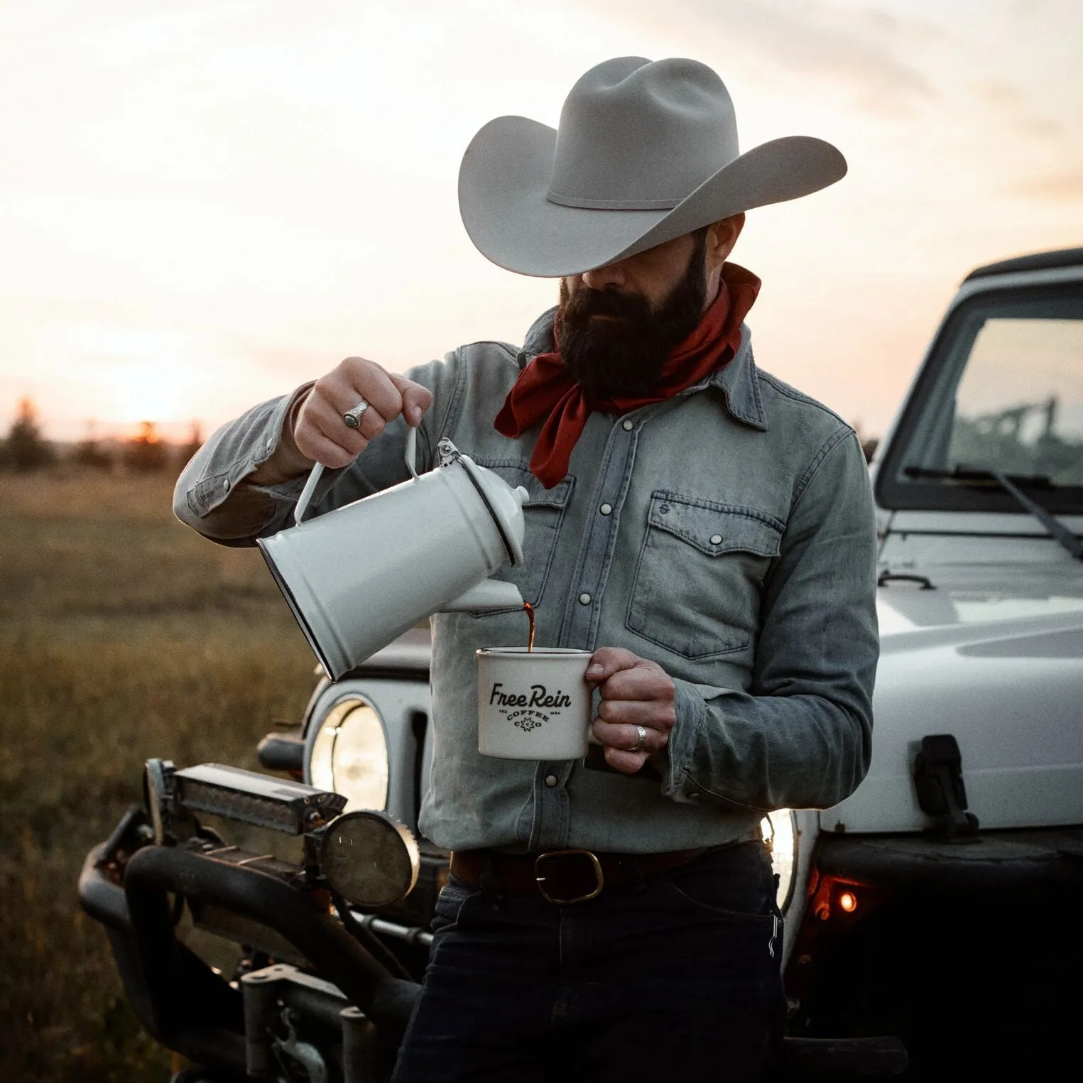 Stetson X Free Rein Cowboy Coffee Pod Kit