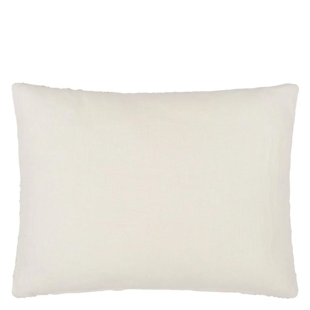 Swaledale Chalk Boucle Throw Pillow by Designers Guild