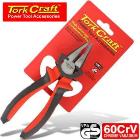 TORK CRAFT PLIERS COMBINATION HIGH LEVERAGE CRV 160MM TC530160